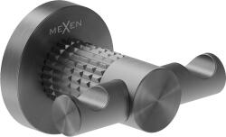 Mexen Triv cârlig dublu pentru prosop, gri armă periat - 70A33012-66 (70A33012-66)