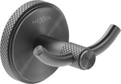 Mexen Gravo cârlig dublu pentru prosop, gri armă periat - 70A93012-66 (70A93012-66)