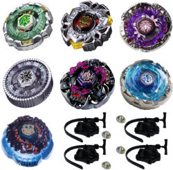  Pachet titirezi 4D DEFENSE 7 buc. + 4 lansatoare + 4 varfuri metalice: BB106 Fang Leone, BB114 Variares, BB116A Jade Jupiter, BB104 Basalt Horogium, BB80 Gravity Perseus, BB51 Super Rorso, BB124 Kreis