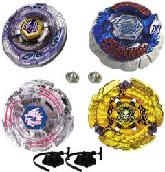  Pachet titirezi 4D FLAME2 4 buc + 2 lansatoare + 2 varfuri metalice: BB99 Hell Kerbecs, BB113 Scythe Kronos, BB43 Spegasis LDrago, Bakushin Susanow (P4BURNFLAME2LA2)