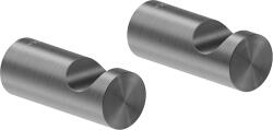 Mexen Loop cârlig prosop (2 buc. ), gun gray periat - 70A71010-66 (70A71010-66)
