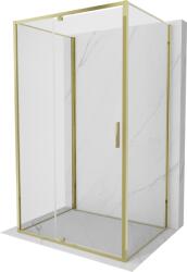 Mexen Exo-3S cabina de duș cu 3 pereți batantă 95 x 85 cm, transparentă, aurie - 819-095-085-50-00-3S (819-095-085-50-00-3S)