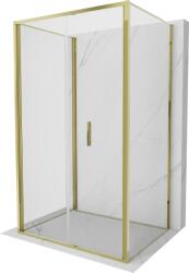 Mexen Exo-3S cabina de duș cu 3 pereți pliabilă 70 x 75 cm, transparent, aurie - 816-070-075-50-00-3S (816-070-075-50-00-3S)