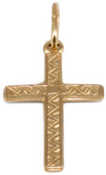Ékszershop Mintás arany kereszt medál (1341321)