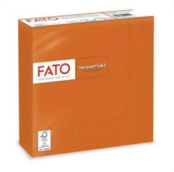 FATO Szalvéták, 1/4 hajtogatású, 33x33 cm, FATO "Smart Table", narancssárga, 50 db