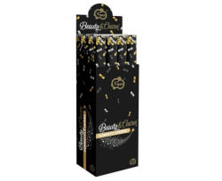 GoDan Tun confetti 60 cm model dungi metalice mix auriu argintiu negru GD2115 Confetti petrecere (GD2115)