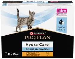PRO PLAN Feline HC HydraCare csirkével ízesített megfelelő hidratáltságot elősegítő kiegészítő macskaeledel 10x75g - pegazusallatpatika