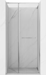 Mexen Linea 110 cm-es toló zuhanyajtó, átlátszó, króm - 8E1-110-000-01-01 (8E1-110-000-01-01)
