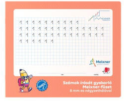 ICO Füzet, tűzött, négyzethálós, 245x295 mm, fekvő, 32 lap, 1. osztály, ICO "Süni Meixner (TICSUM1K) - tintasziget