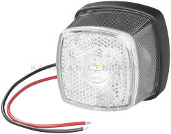 ProPlus KC3991 LED első helyzetjelző lámpa prizmával 61 x 61 mm, fehér (PP343991)