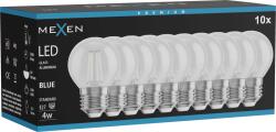 Mexen Vintis 10x LED filament izzó E27, G45, 4W, 55 lm, kék - L156-E27-04XX-47x10 (L156-E27-04XX-47x10)