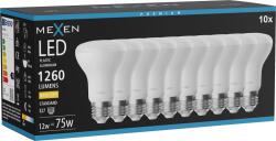 Mexen Nova 10x LED izzó E27, R63, 12W, Meleg - 3000K, 1260 lm - L104-E27-1230-01x10 (L104-E27-1230-01x10)