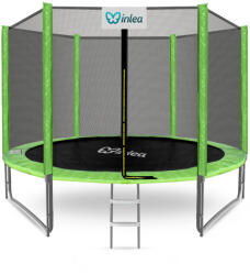 INLEA PREMIUM Jump Trambulin külső védőhálóval 305 cm - világoszöld (IN02-0016) - kertaktiv