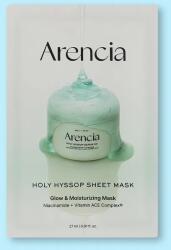 Arencia Mască facială de tip șervețel cu extract de isop Holy Hyssop Sheet Mask - 27 ml * 1 buc Masca de fata