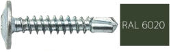  Lapos nagyfejű önfúró lemezcsavar 4, 2x13mm festett RAL6020