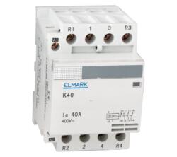 Elmark Contactor K40 4P 40A 2NO+2NC 23422 Elmark (ELM 23422)