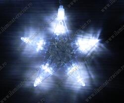 ADA Instalatie Stea 6B 90 LED Alb Rece 1.6M fir transparent - interior (4021)