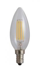Lumax Bec decorativ LED 6W E14 C37 800lm 2700K WW Lumax (LC052)