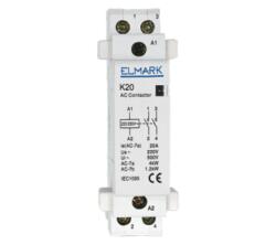 Elmark Contactor modular K20 40A 230V 1NO+1NC 23015 Elmark (ELM 23015)