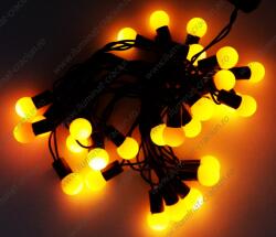 ADA Instalatie Galbena Globulete 4M LED sir fir negru - interior (4114)
