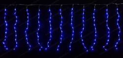 ADA Instalatie perdea ploaie sir LED Albastru 4.5x1m fir transparent interior (4019)