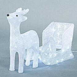 EUROLAMP Decoratiune Cerb Acrilic Cu Sanie LED 600-40876 (600-40876)