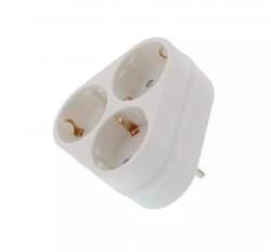 Well Stecher triplu cu contact protectie 3x Schuko Well (ELAD-3SH/02-WL)