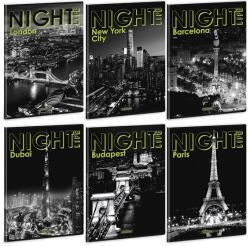 Ars Una kockás füzet A4 - Night Life