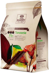 Callebaut étcsokoládé, Tanzania, 75%, 1kg (CAL01820)