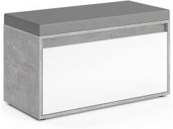 Vicco Iker pad, 80 cm, beton-fehér