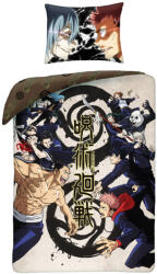 Halantex Jujutsu Kaisen Battle ágyneműhuzat 140×200cm, 65x65 cm microfibre (HAX613908)