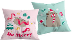 Halantex Pusheen Be Merry párna, díszpárna 40x40 cm (HAX623587)