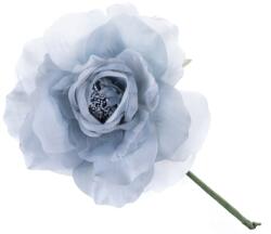 MagicHome Floare decorativa bujor albastru cu tija, 16 cm, set 6 buc (8090535)