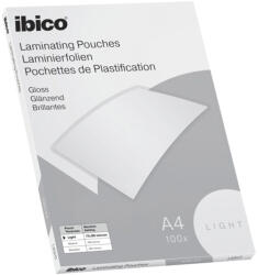 Ibico Lamináló fólia IBICO A/4 216x303mm 75-80 mikron fényes 100/dob (627308) - papir-bolt