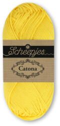 Scheepjes Catona 077 Goldenrod - citromsárga pamut fonal