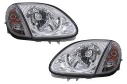 KITT Lightning Faruri crom Mercedes SLK R170 1996-2004 pentru volan stanga (HLMBSLKR170C)