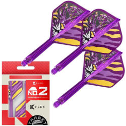 Target Fluturas si tija darts Target Japan K-Flex Kasumi Sato Endeavour G3, fluturas No2 si tija medie (TRGJ410320)
