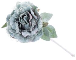 MagicHome Floare decorativa MagicHome tip bujor verde cu tulpina, 23 cm (8090522)