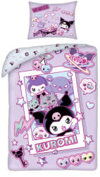  Hello Kitty Kuromi Chaos ágyneműhuzat 140×200cm, 70×90 cm microfibre (HAX622641) - oliviashop