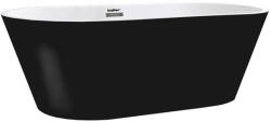 Leziter Noa 170x75 cm negru/alb (C-3004B)