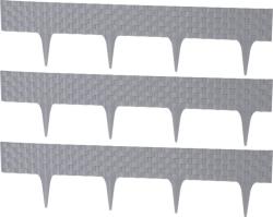Strend Pro Garden Palisada de gradina tip ratan grafit 2, 4 m, flexibila, rezistenta UV (2171289)