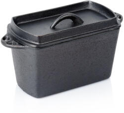 Vilde Formă de pâine din fontă cu capac, 27 cm, 2 l Tava