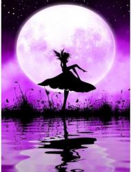NORIMPEX - Puzzle Tablou Diamant: Balerină lângă iaz 30x40cm - 1 - 39 piese