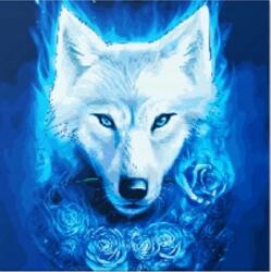 NORIMPEX - Puzzle Tablou Diamant: Lupul magic 30x40cm - 1 - 39 piese