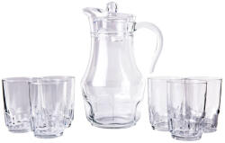 ARCOPAL Set 7 piese, carafa 1.8L, 6 pahare 250ml, Roc (33539)
