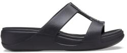 Crocs Papuci Crocs Monterey Metallic Slip-On Wedge