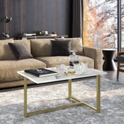 ASIR GROUP Masuta de cafea Merideths - Gold, Aur, 92x45x64 cm (541HDL1204) Masa de cafea