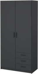  Гардероб двукрилен Sprint 2D3S Антрацит