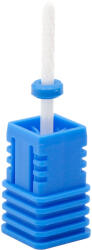 Global Fashion Capat freza electrica, bit ceramic, cuticula, albastru, M 3/32 Small Flame (M)