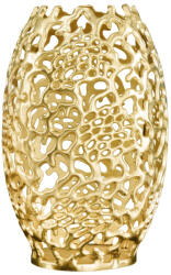 Invicta interior Vaza decorativa ABSTRACT LEAF 40 cm auriu (43219)